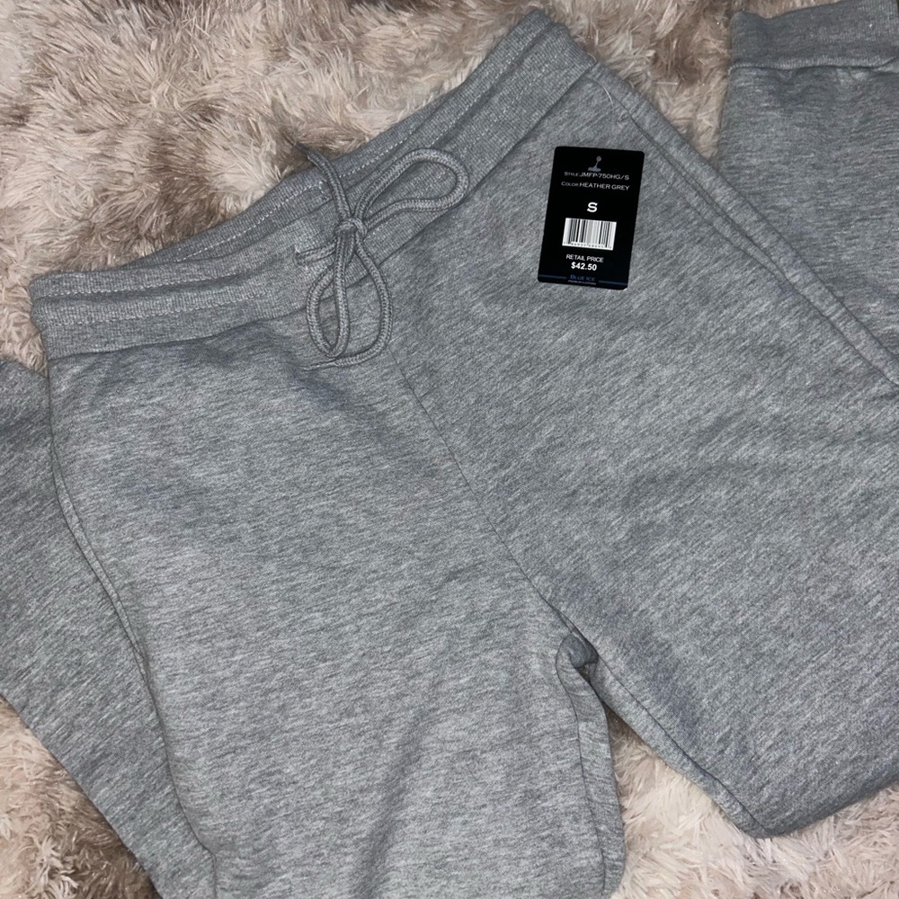 Blue Ice Men’s Fleece Lined Joggers Pants - Heather Grey - NWT S - Picture 3 of 9